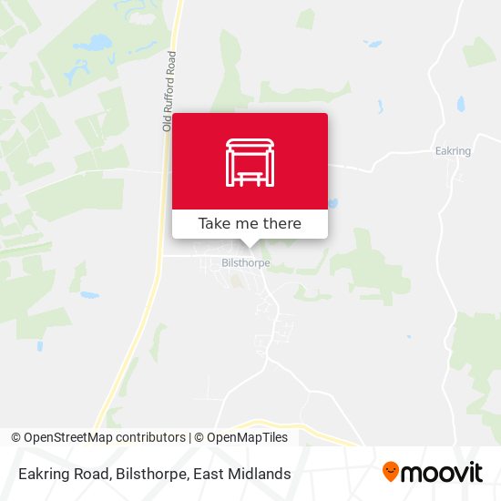 Eakring Road, Bilsthorpe map