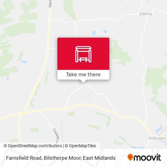 Farnsfield Road, Bilsthorpe Moor map
