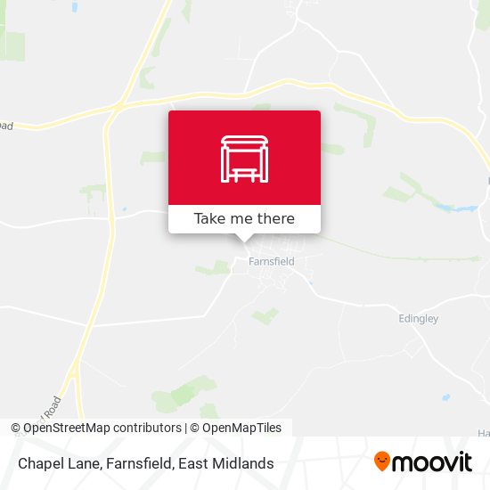 Chapel Lane, Farnsfield map