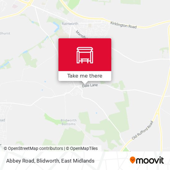 Abbey Road, Blidworth map