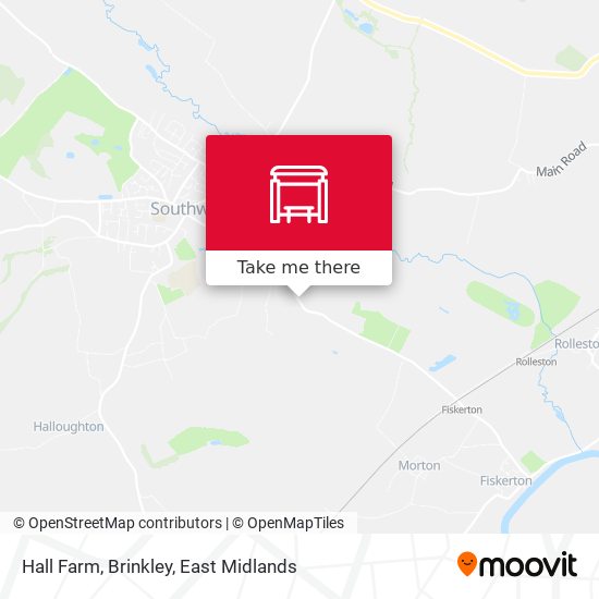 Hall Farm, Brinkley map