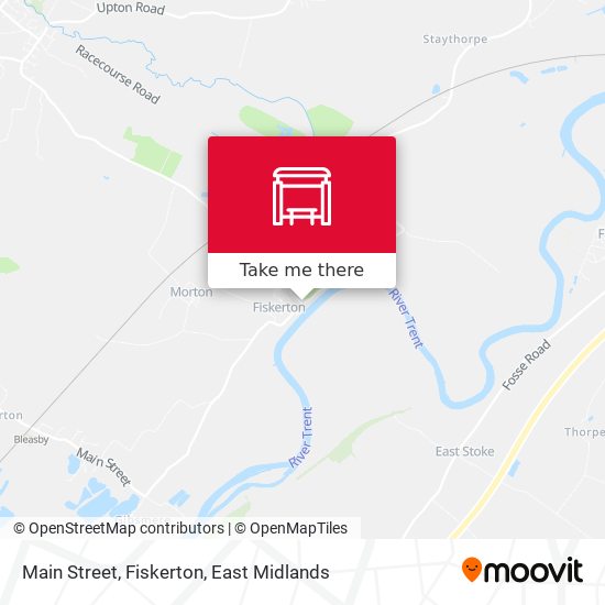 Main Street, Fiskerton map