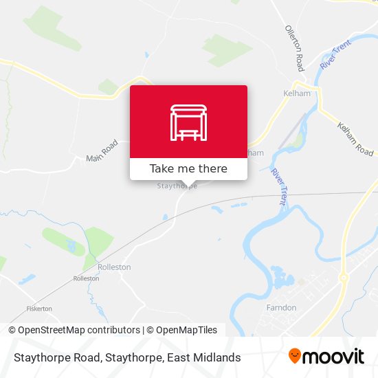 Staythorpe Road, Staythorpe map