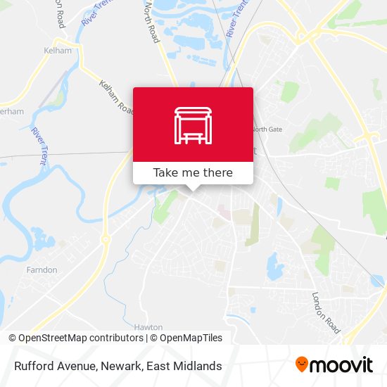 Rufford Avenue, Newark map