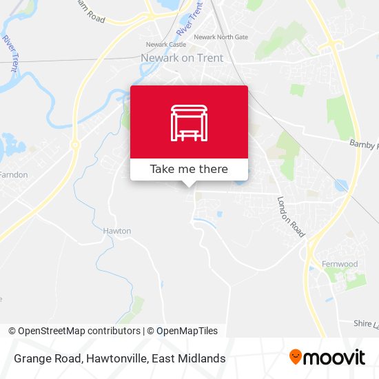 Grange Road, Hawtonville map