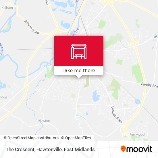 The Crescent, Hawtonville map