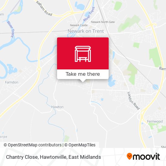 Chantry Close, Hawtonville map