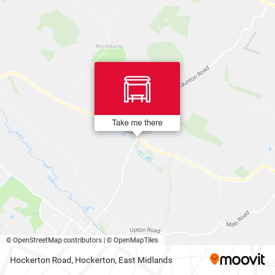 Hockerton Road, Hockerton map