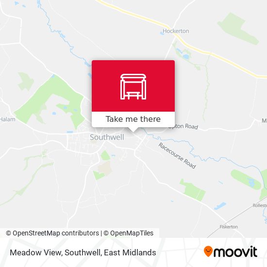 Meadow View, Southwell map