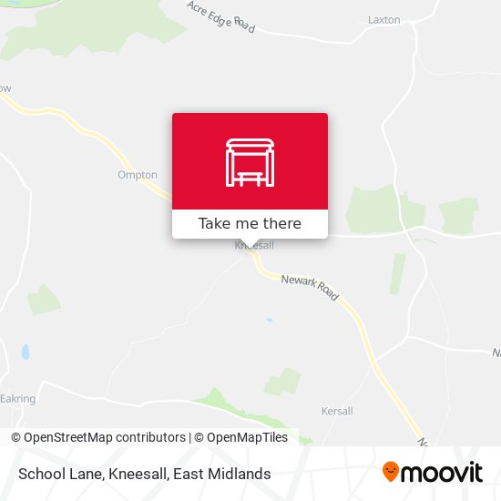 School Lane, Kneesall map