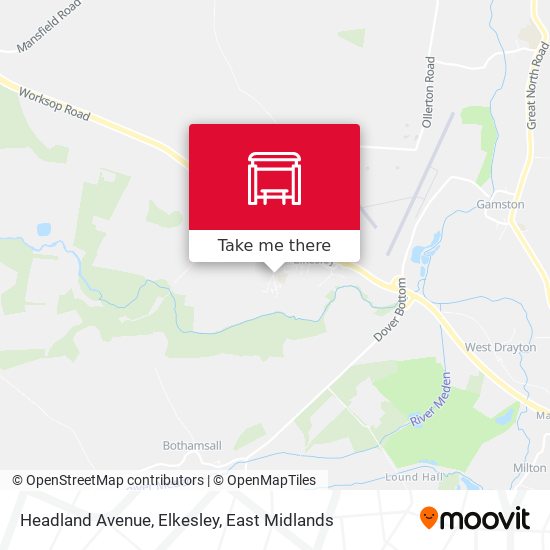 Headland Avenue, Elkesley map