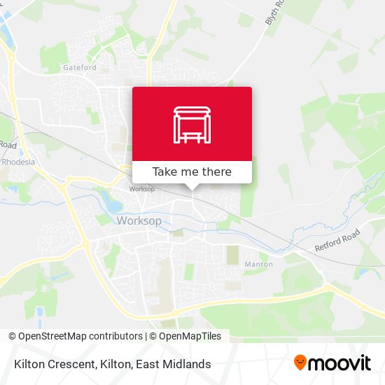Kilton Crescent, Kilton map