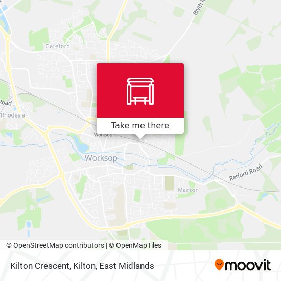 Kilton Crescent, Kilton map
