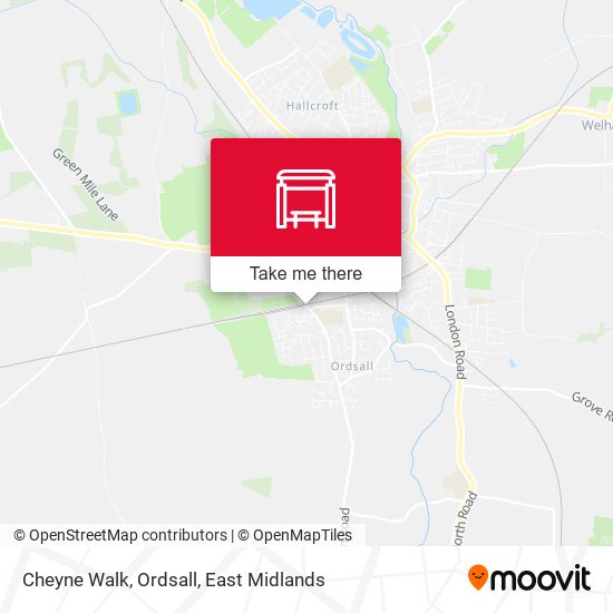 Cheyne Walk, Ordsall map