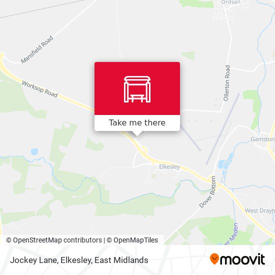 Jockey Lane, Elkesley map