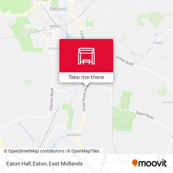 Eaton Hall, Eaton map
