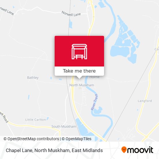 Chapel Lane, North Muskham map