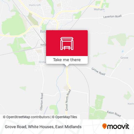 Grove Road, White Houses map