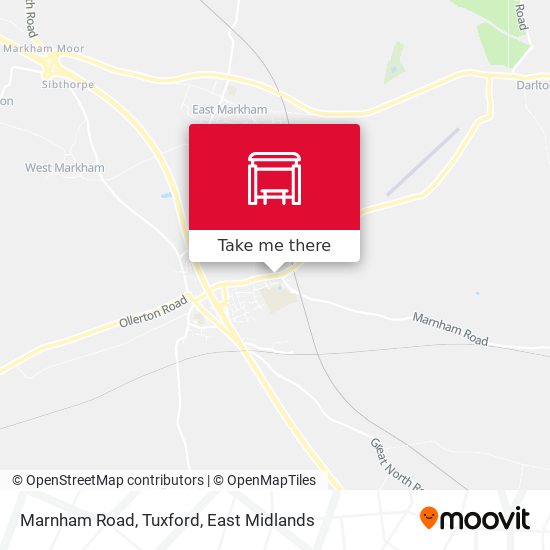 Marnham Road, Tuxford map