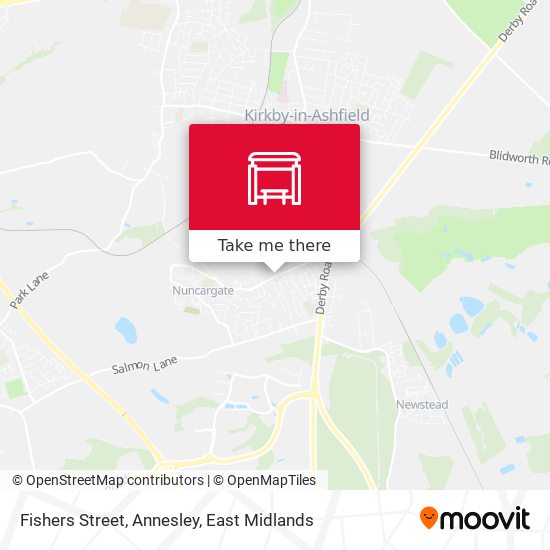Fishers Street, Annesley map