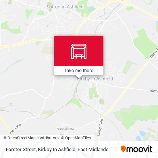 Forster Street, Kirkby In Ashfield map