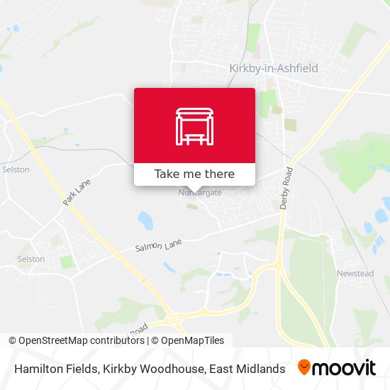 Hamilton Fields, Kirkby Woodhouse map