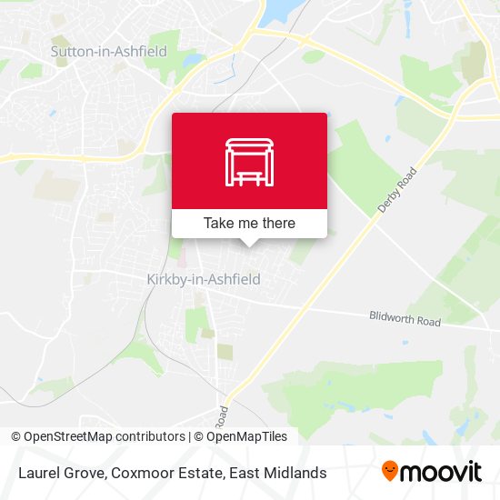 Laurel Grove, Coxmoor Estate map