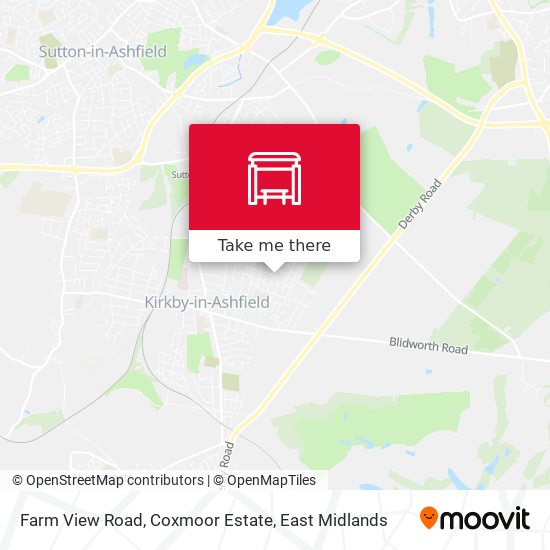 Farm View Road, Coxmoor Estate map