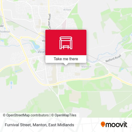 Furnival Street, Manton map