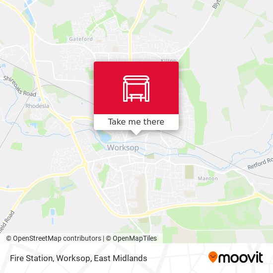 Fire Station, Worksop map
