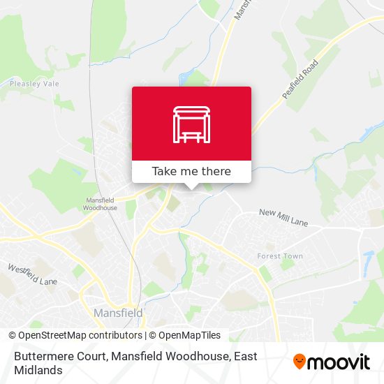 Buttermere Court, Mansfield Woodhouse map