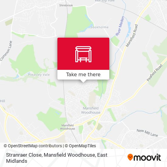 Stranraer Close, Mansfield Woodhouse map