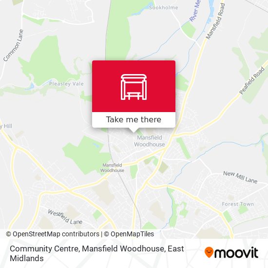 Community Centre, Mansfield Woodhouse map