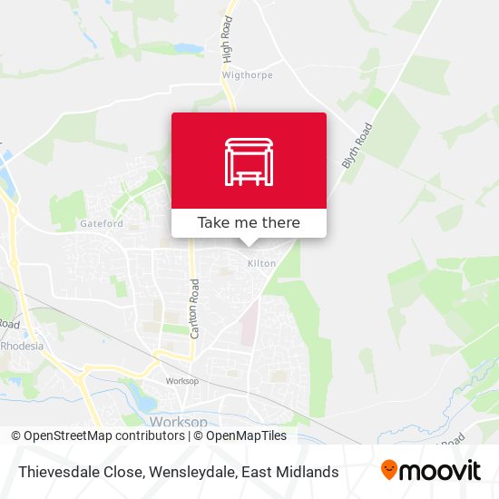 Thievesdale Close, Wensleydale map