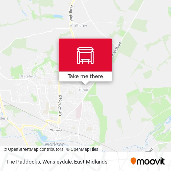 The Paddocks, Wensleydale map
