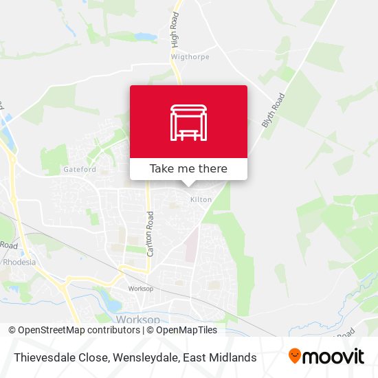 Thievesdale Close, Wensleydale map