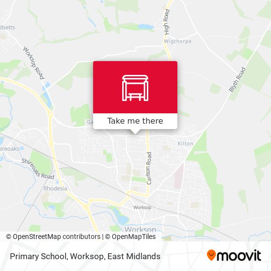 Primary School, Worksop map
