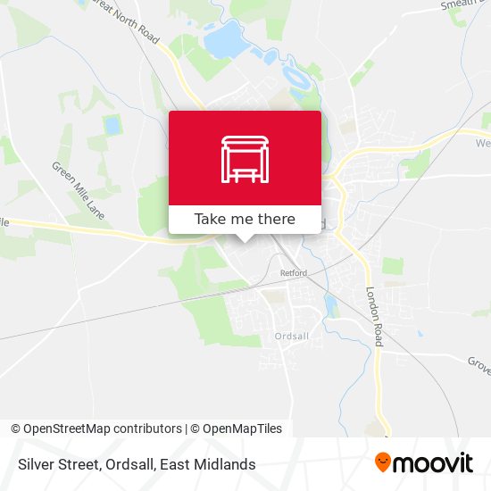 Silver Street, Ordsall map