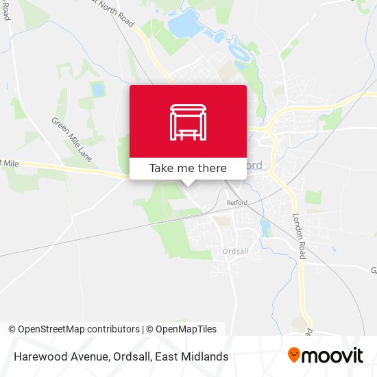 Harewood Avenue, Ordsall map