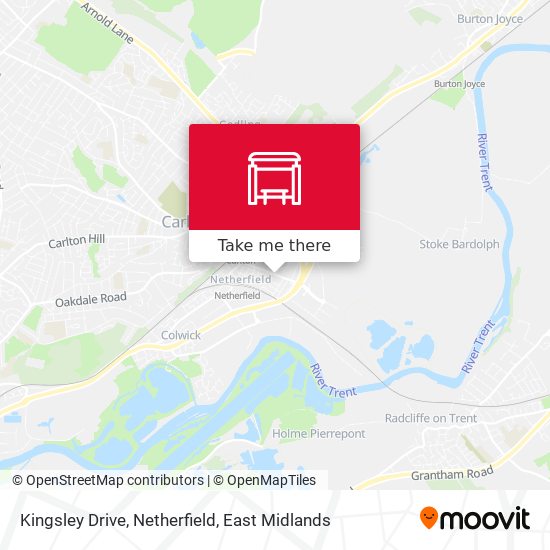 Kingsley Drive, Netherfield map