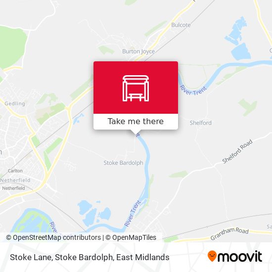 Stoke Lane, Stoke Bardolph map