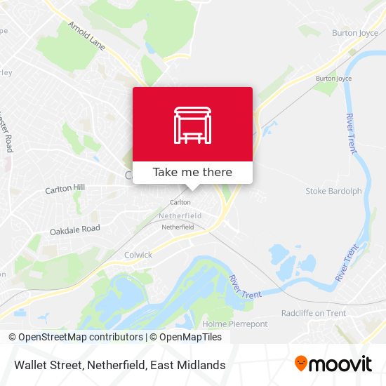Wallet Street, Netherfield map