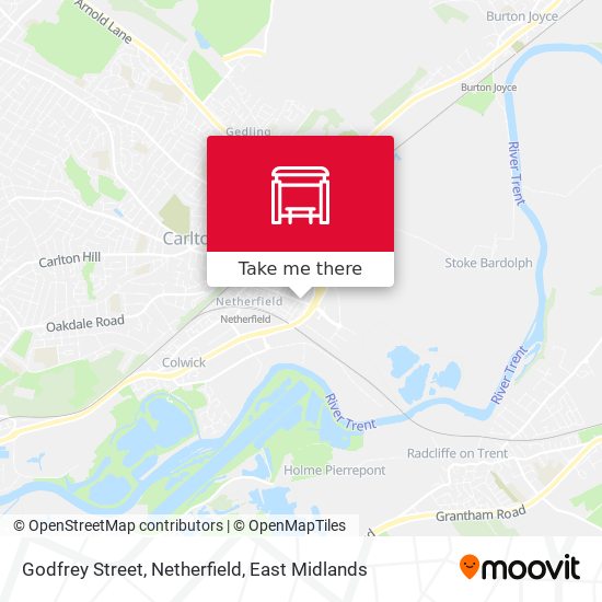Godfrey Street, Netherfield map