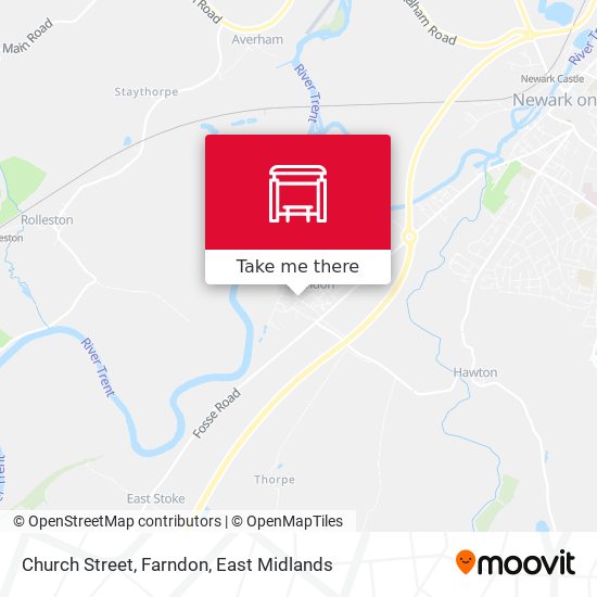 Church Street, Farndon map