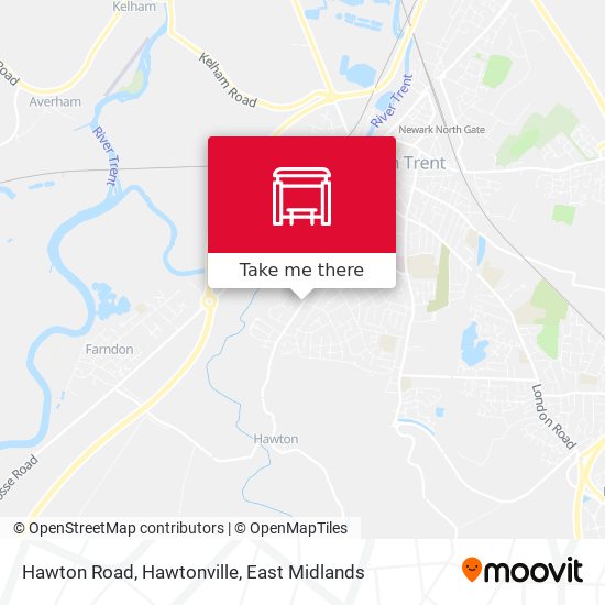 Hawton Road, Hawtonville map