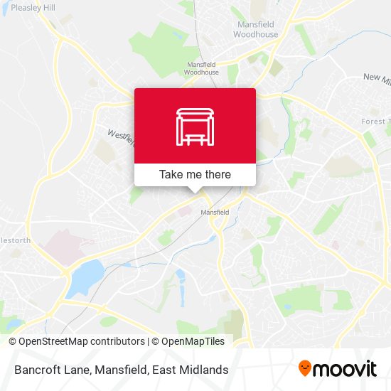 Bancroft Lane, Mansfield map