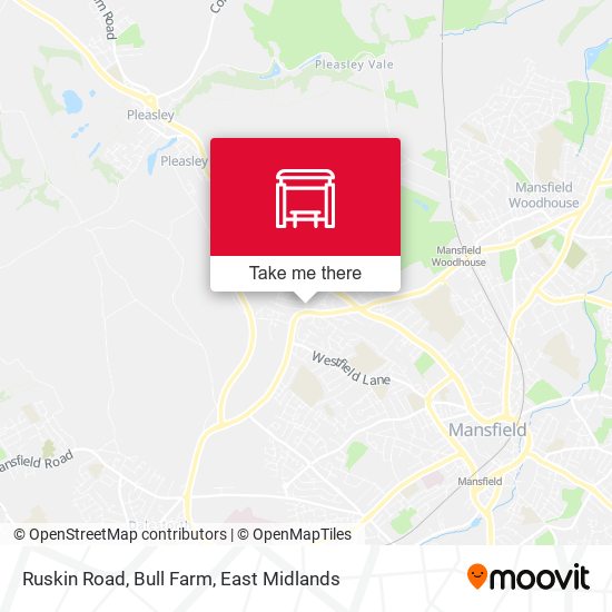Ruskin Road, Bull Farm map
