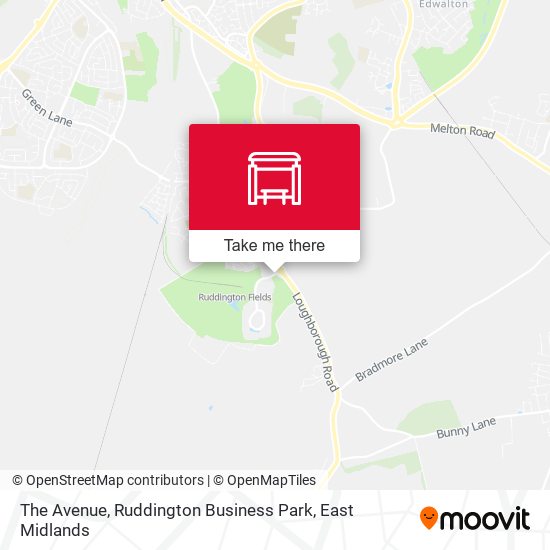 The Avenue, Ruddington Business Park map