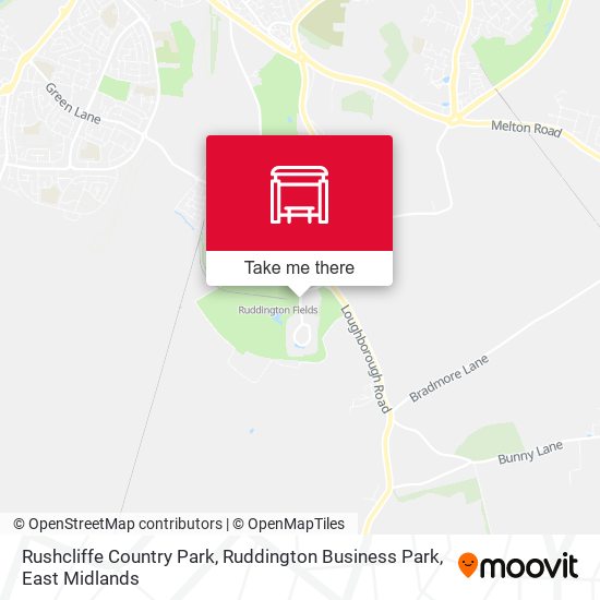 Rushcliffe Country Park, Ruddington Business Park map