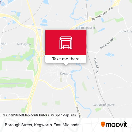 Borough Street, Kegworth map